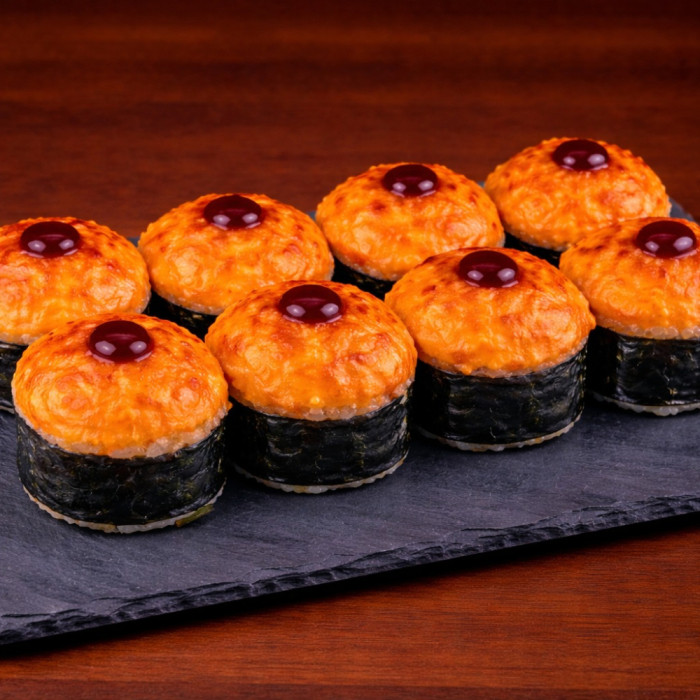 Baked with parmesan